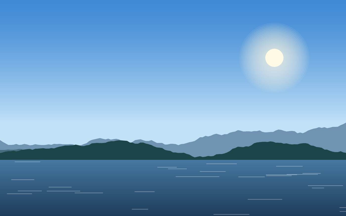 Landschapsillustratie