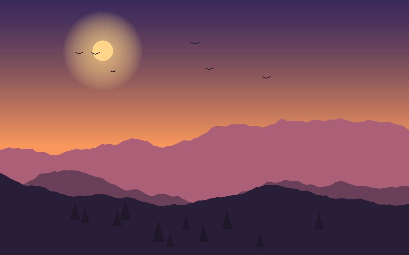Landschaftsillustration