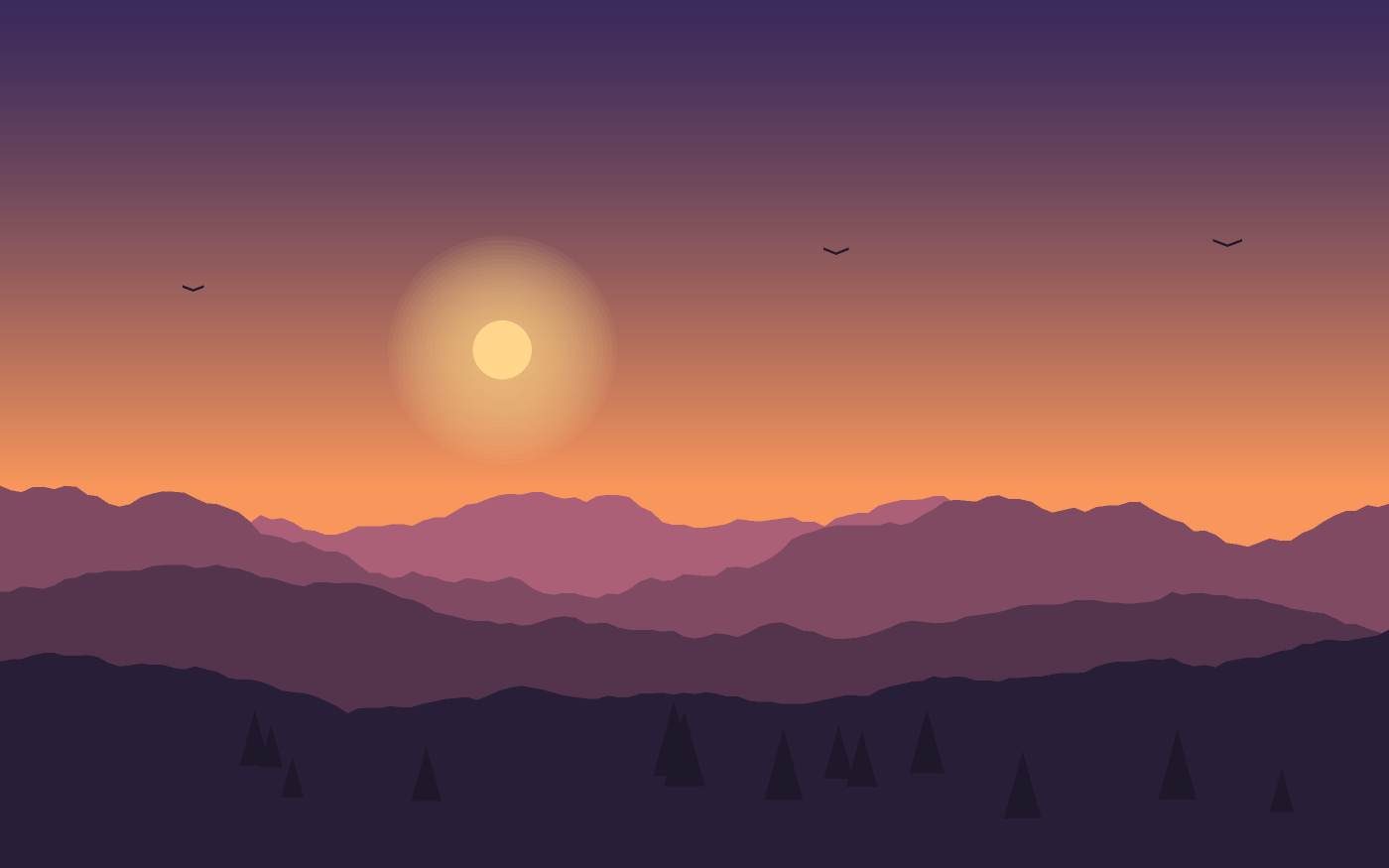 Landschaftsillustration