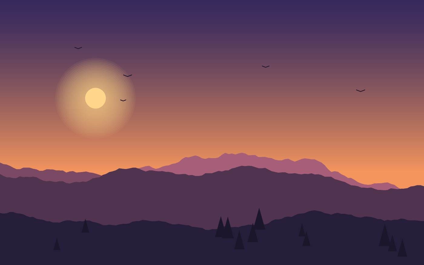 Ilustracja krajobrazu